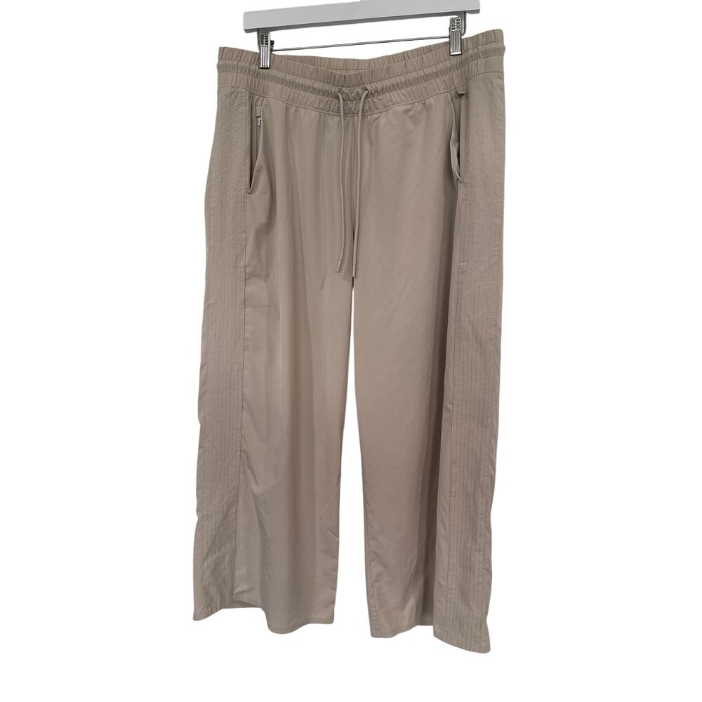 Athleta Avenue Wide Leg Crop Pants in Abalone, 16